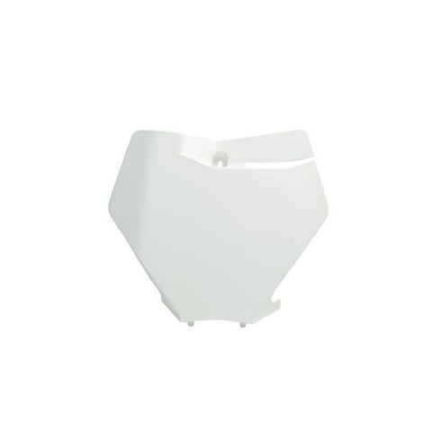 NUMBER PLATE RTECH WHITE KTM SX SX-F XC XC-F